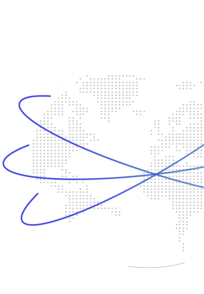 Dotted globe